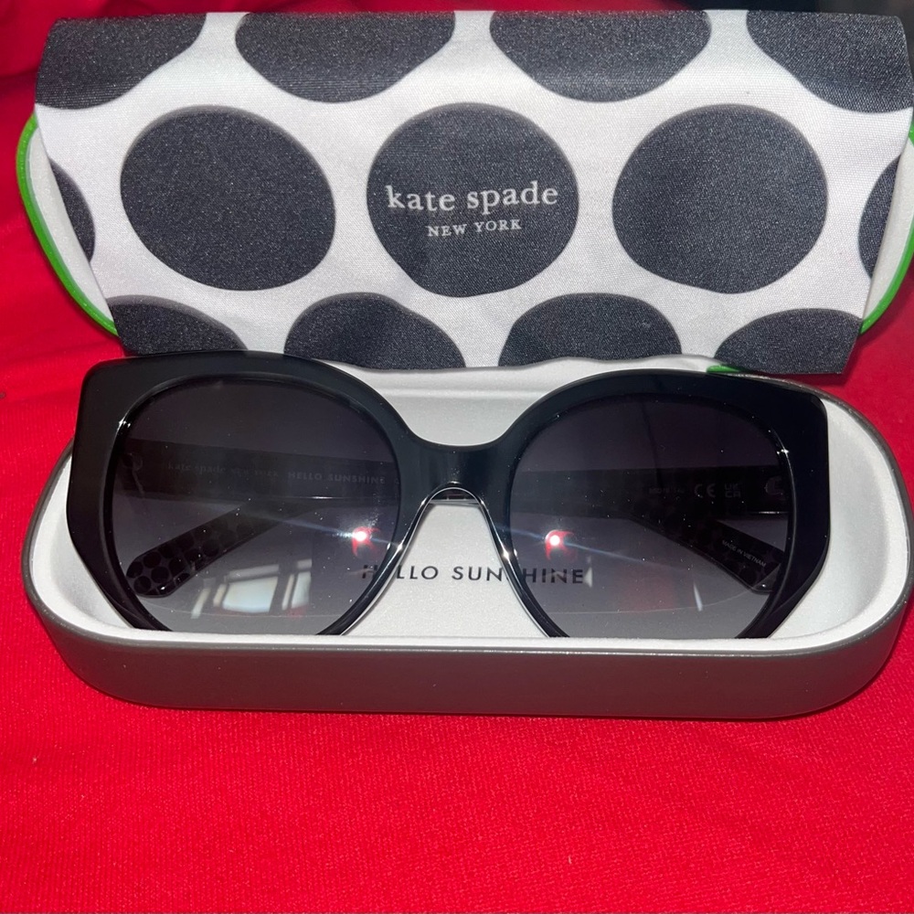 Kate Spade Black Oversized Sunglasses